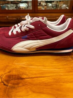 Puma Men's Maroon White Speeders